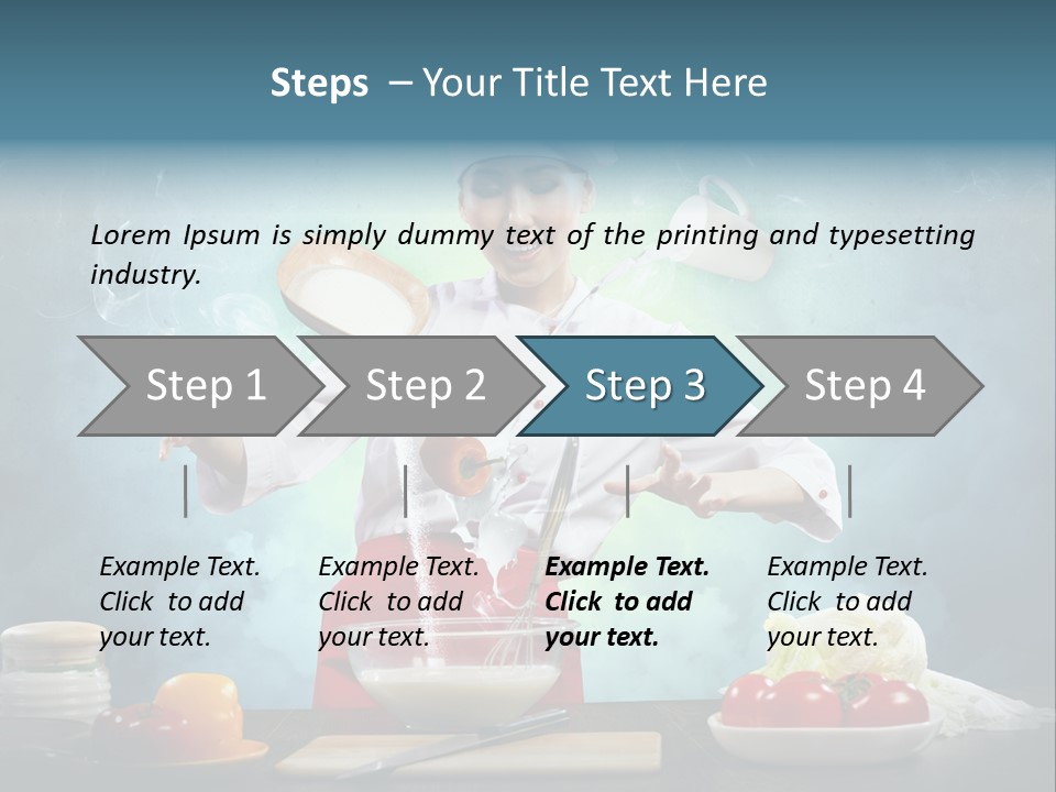 Chef Apron Pepper PowerPoint Template