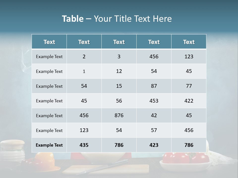 Chef Apron Pepper PowerPoint Template