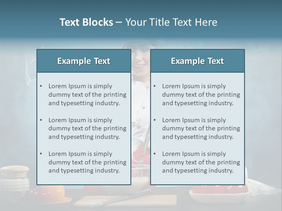 Chef Apron Pepper PowerPoint Template