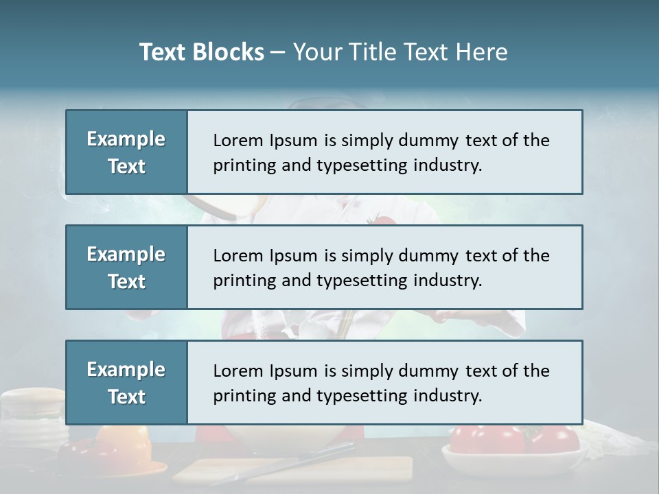 Chef Apron Pepper PowerPoint Template