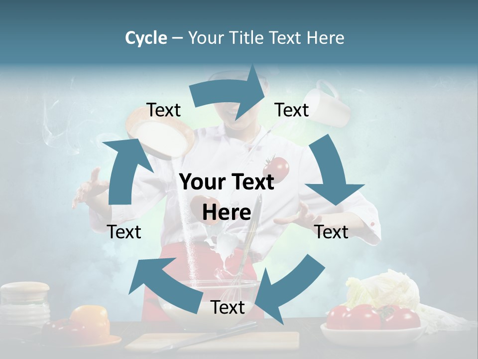 Chef Apron Pepper PowerPoint Template