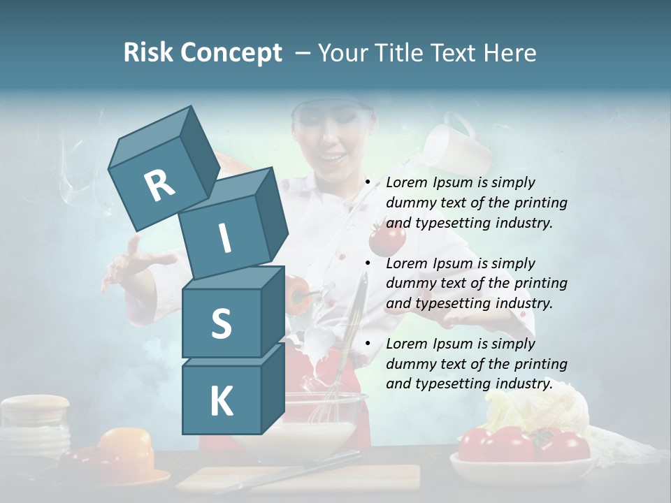 Chef Apron Pepper PowerPoint Template