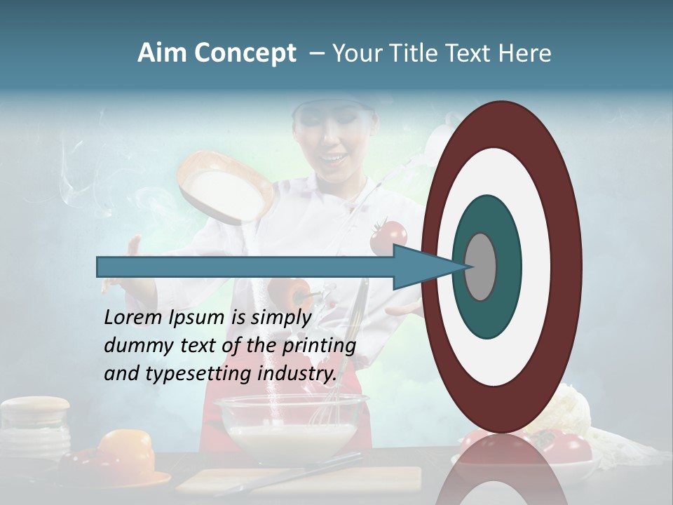 Chef Apron Pepper PowerPoint Template