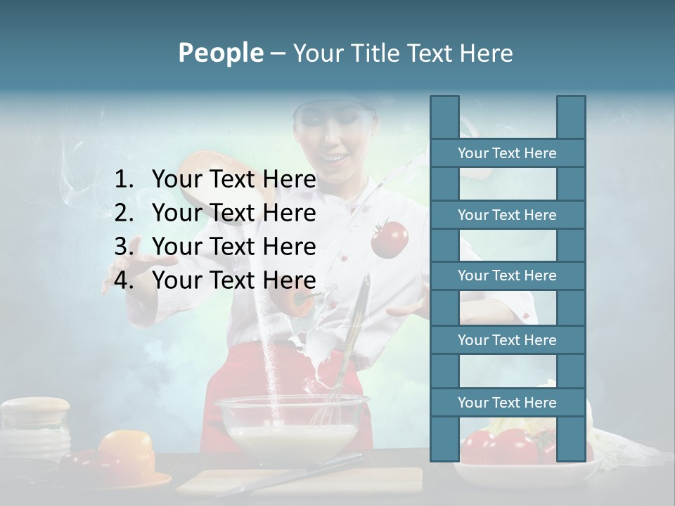 Chef Apron Pepper PowerPoint Template