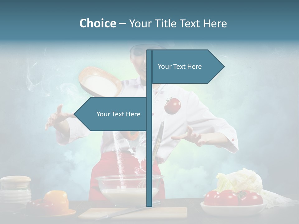 Chef Apron Pepper PowerPoint Template