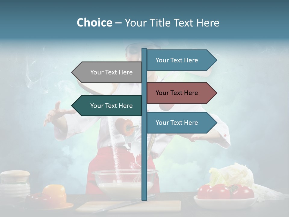 Chef Apron Pepper PowerPoint Template