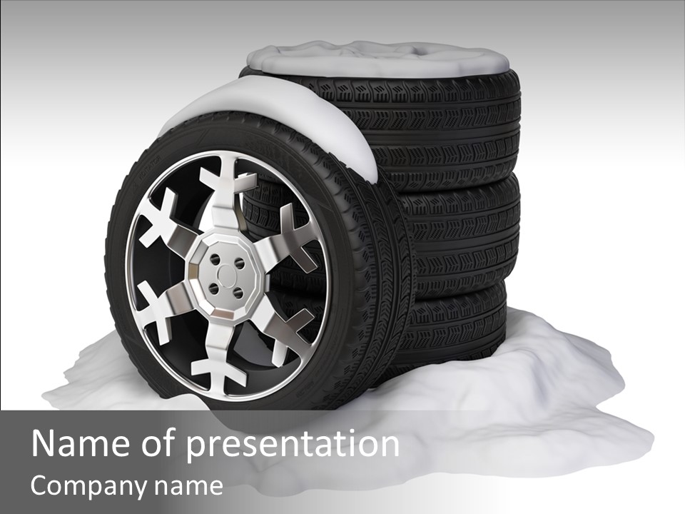 Silver White Water PowerPoint Template