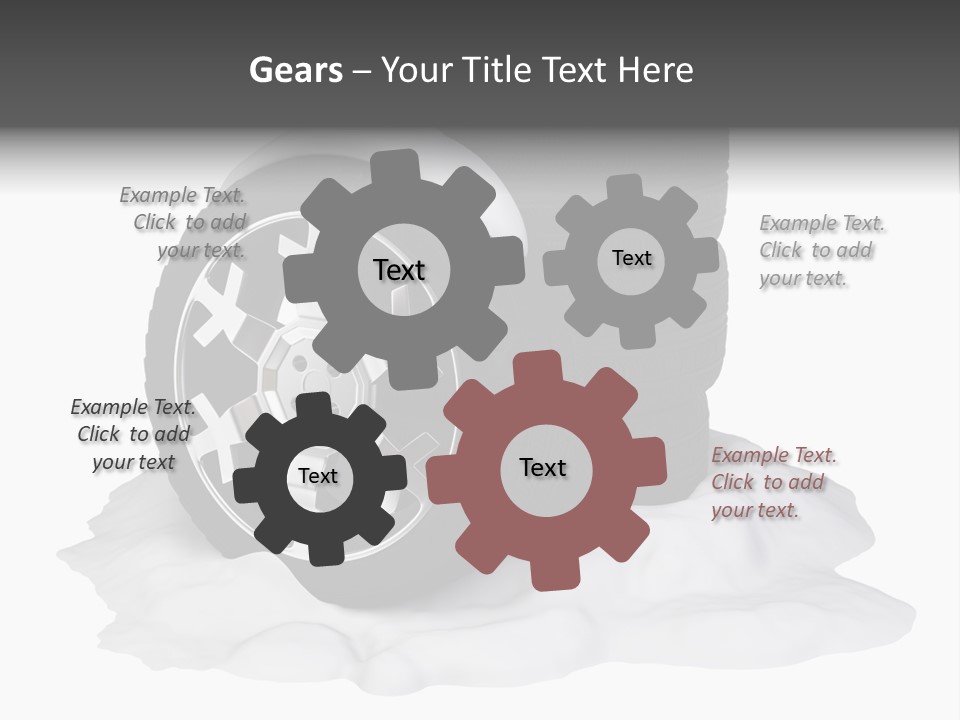 Silver White Water PowerPoint Template