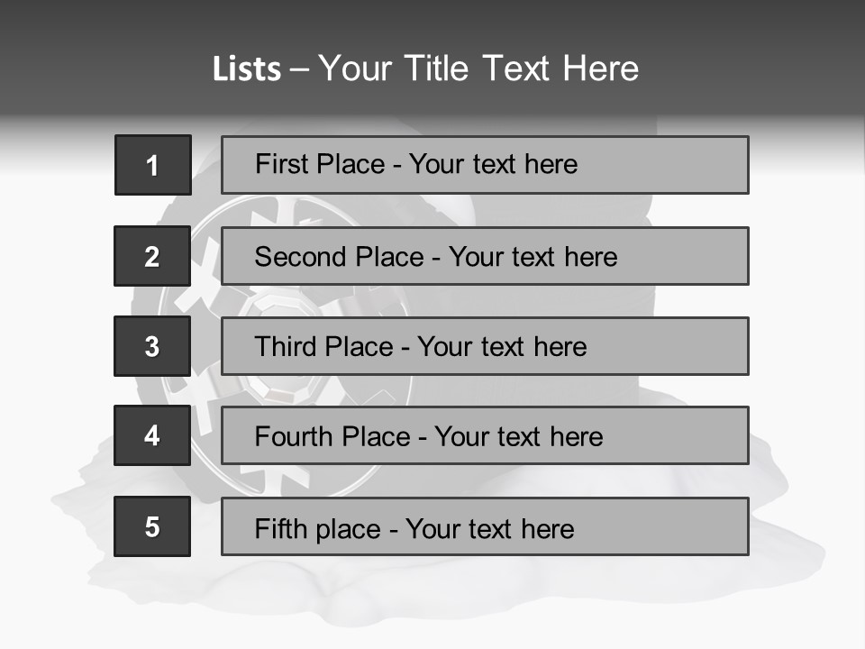 Silver White Water PowerPoint Template