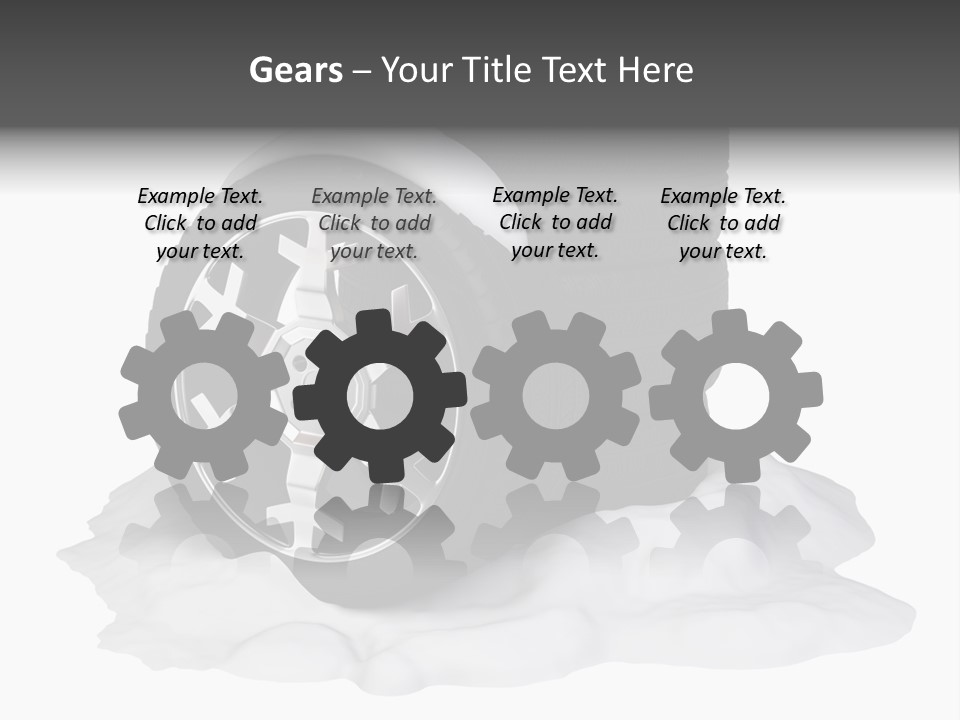 Silver White Water PowerPoint Template