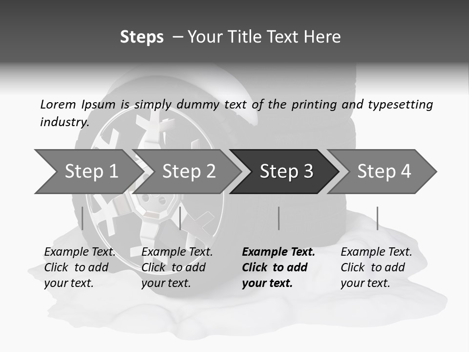 Silver White Water PowerPoint Template