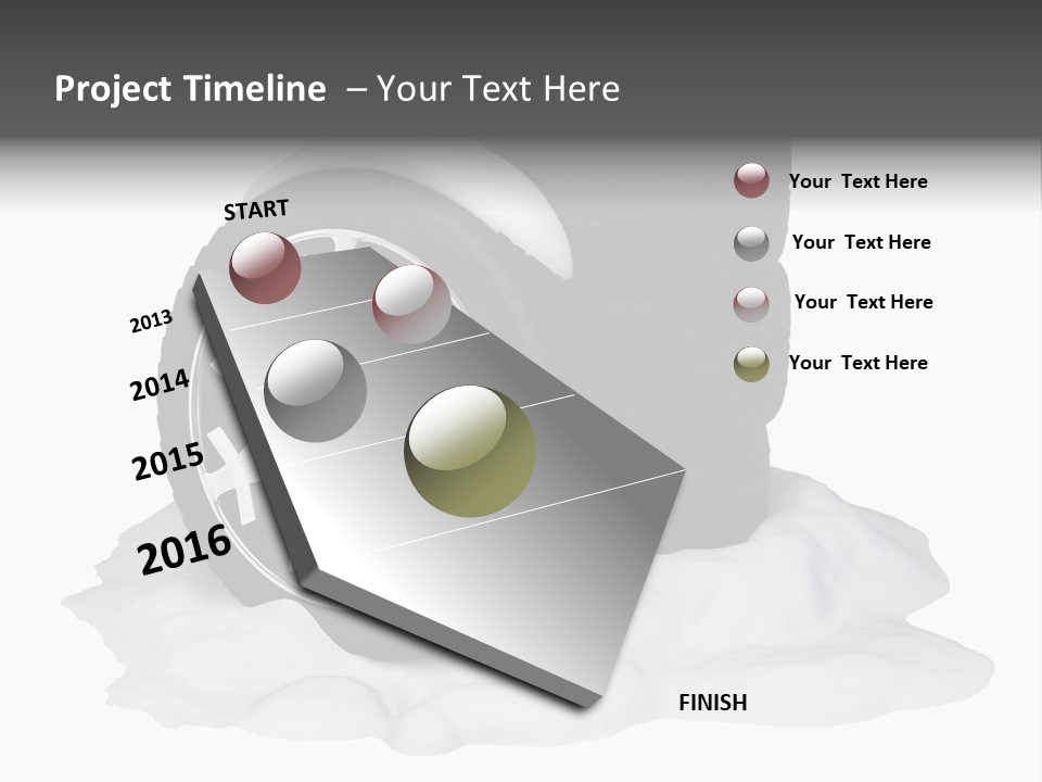 Silver White Water PowerPoint Template