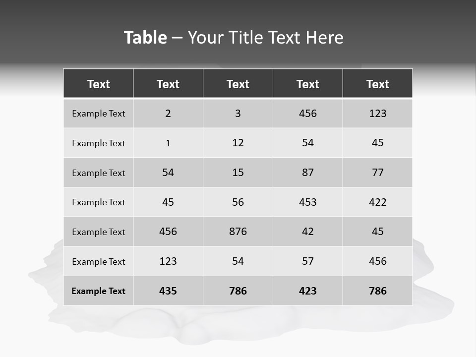 Silver White Water PowerPoint Template