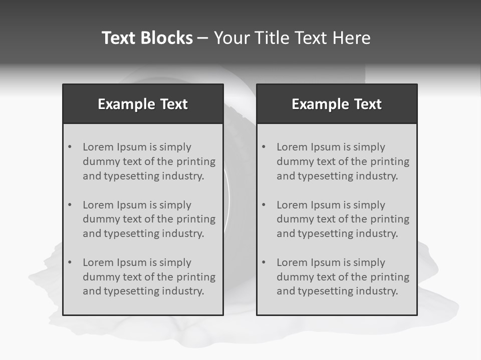 Silver White Water PowerPoint Template