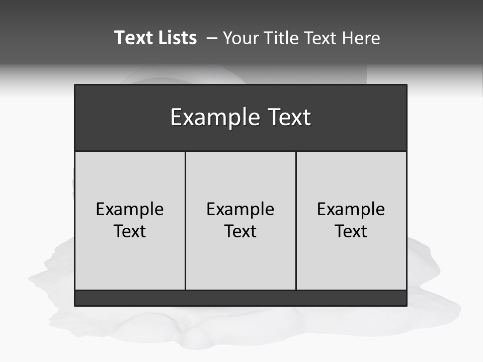 Silver White Water PowerPoint Template