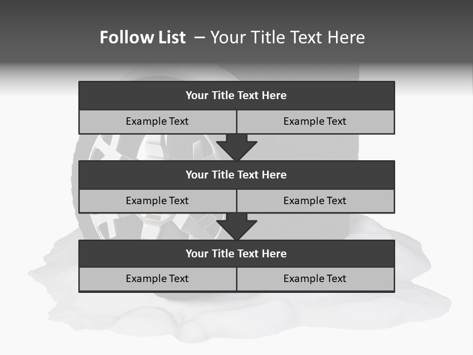 Silver White Water PowerPoint Template