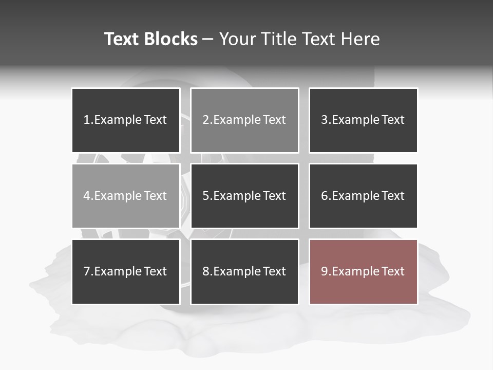 Silver White Water PowerPoint Template