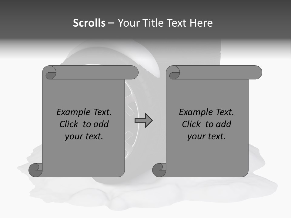 Silver White Water PowerPoint Template