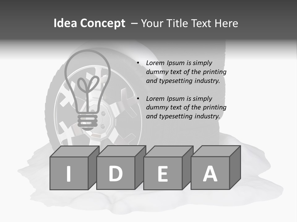 Silver White Water PowerPoint Template