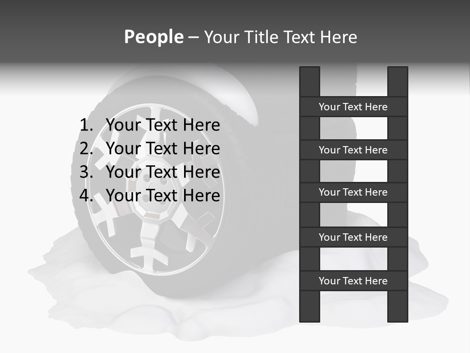 Silver White Water PowerPoint Template