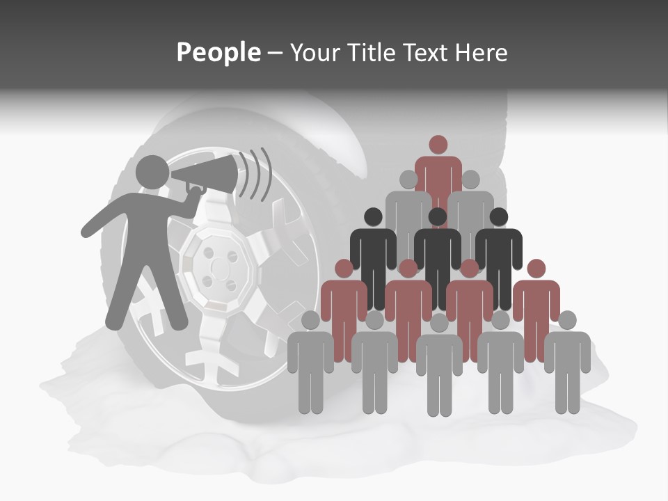 Silver White Water PowerPoint Template