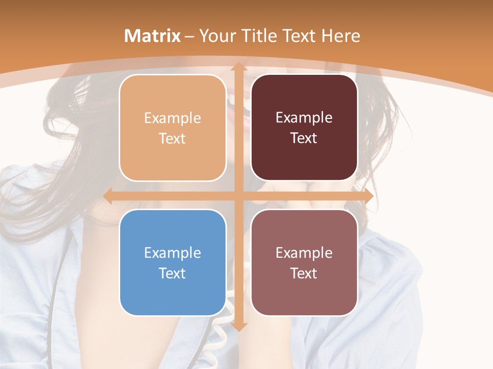 Happy Telecom White PowerPoint Template