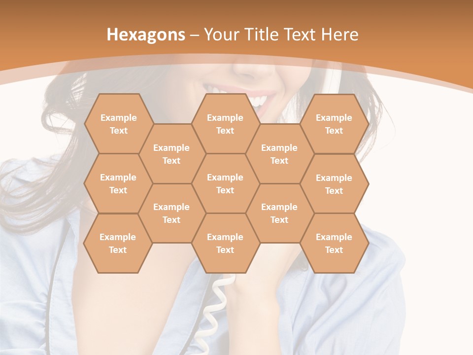 Happy Telecom White PowerPoint Template