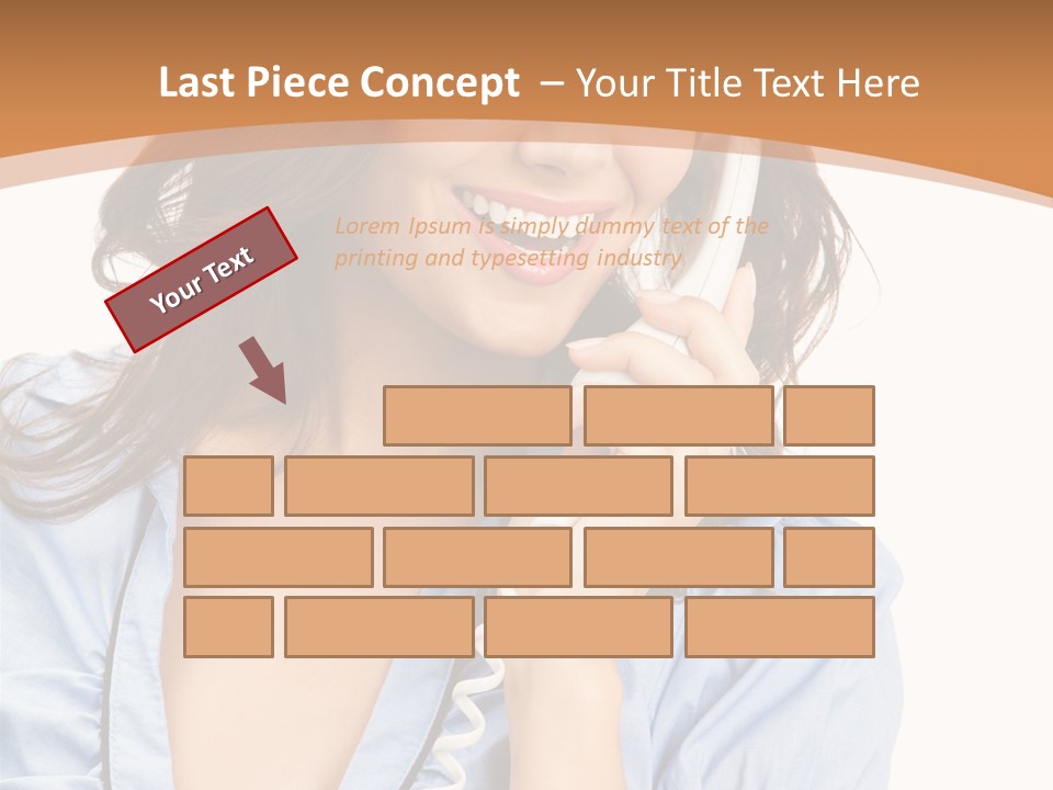 Happy Telecom White PowerPoint Template