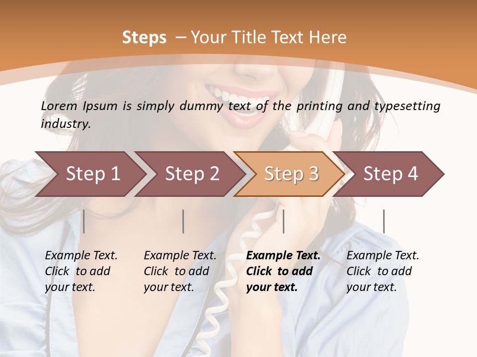 Happy Telecom White PowerPoint Template