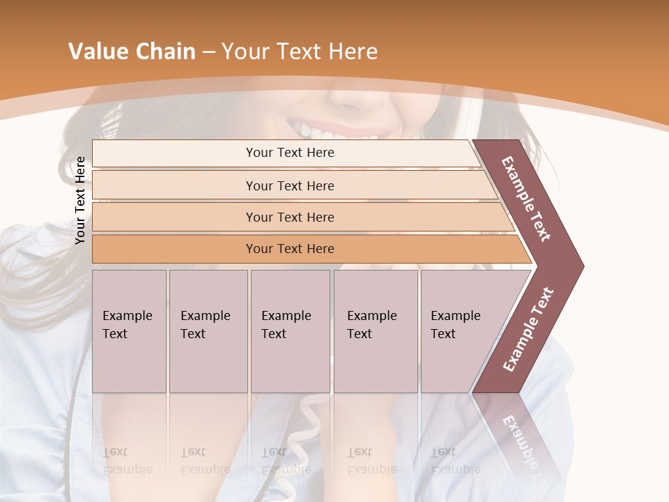 Happy Telecom White PowerPoint Template
