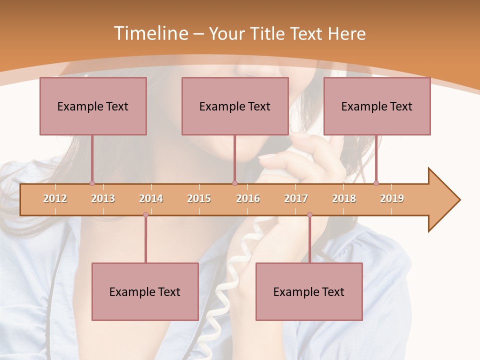 Happy Telecom White PowerPoint Template