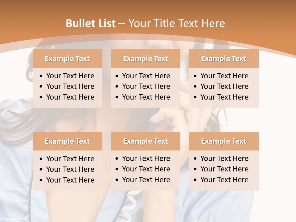 Happy Telecom White PowerPoint Template