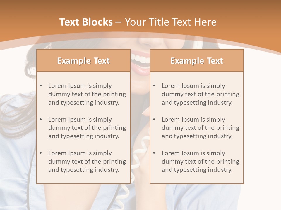 Happy Telecom White PowerPoint Template