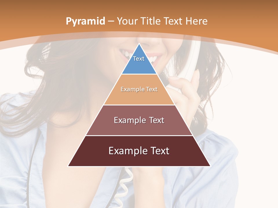 Happy Telecom White PowerPoint Template