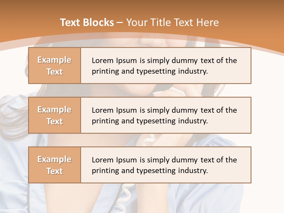 Happy Telecom White PowerPoint Template