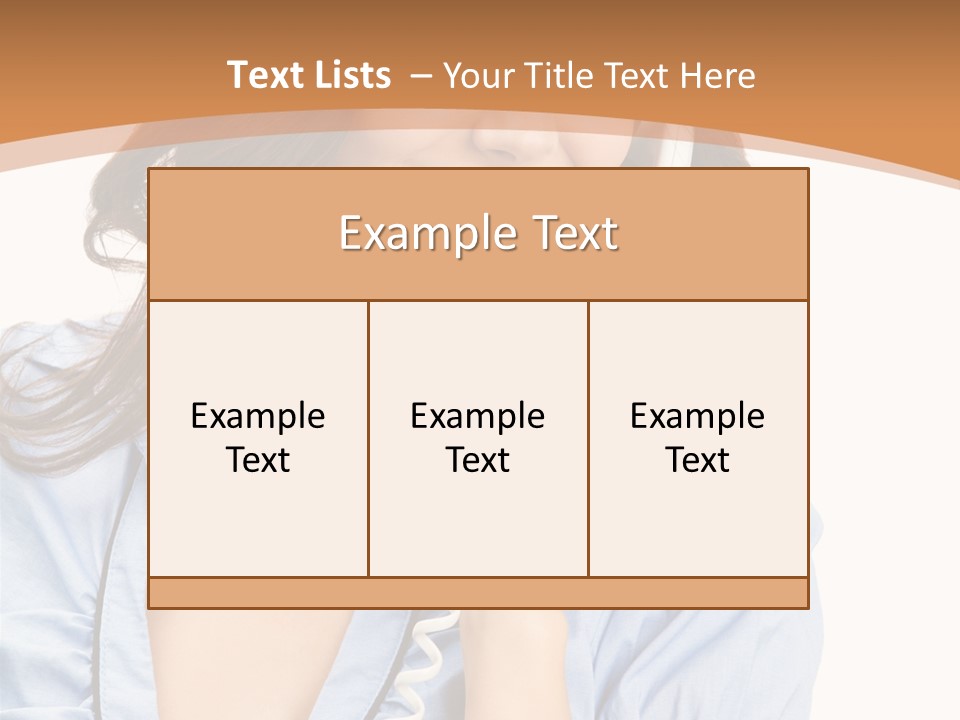 Happy Telecom White PowerPoint Template