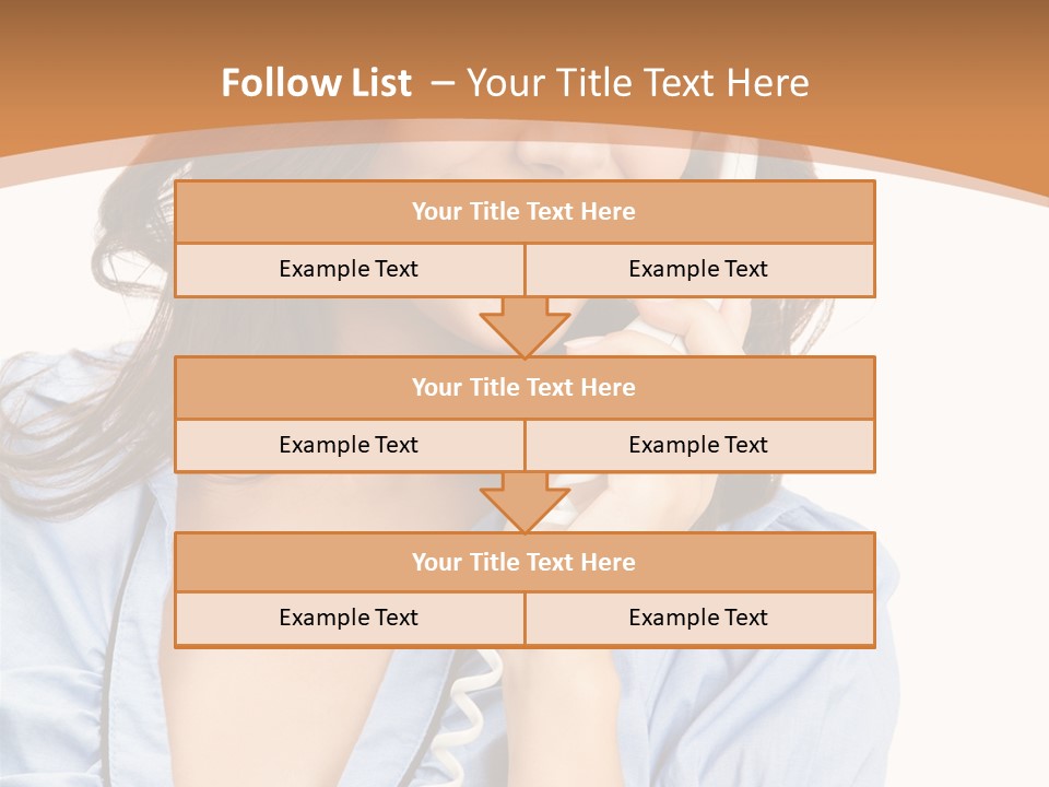 Happy Telecom White PowerPoint Template