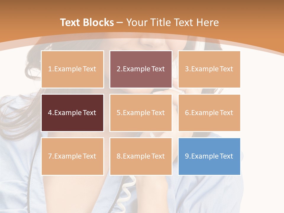 Happy Telecom White PowerPoint Template