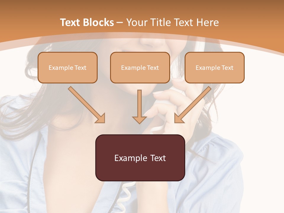 Happy Telecom White PowerPoint Template