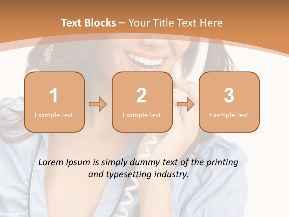 Happy Telecom White PowerPoint Template