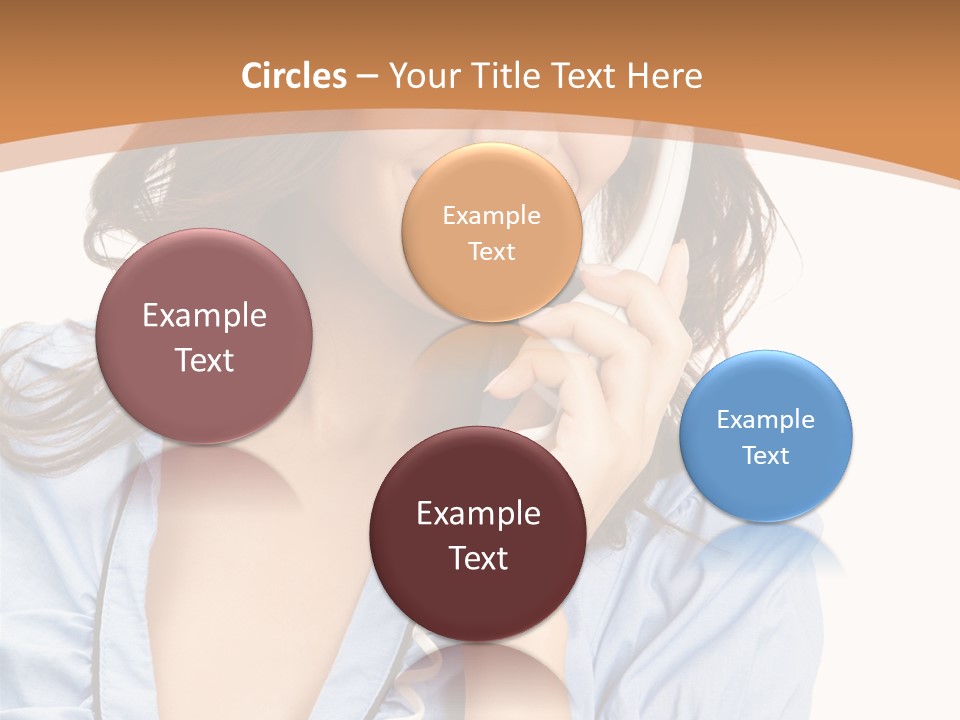 Happy Telecom White PowerPoint Template