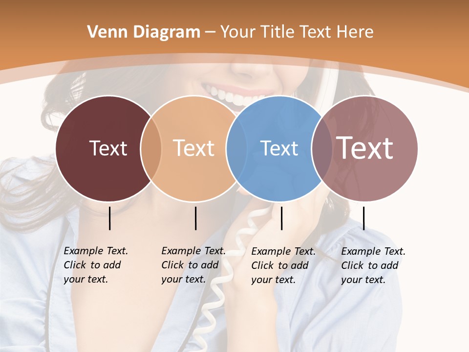 Happy Telecom White PowerPoint Template