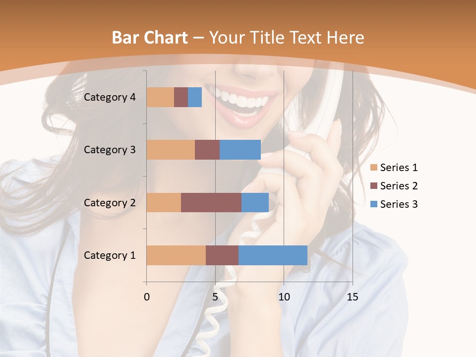 Happy Telecom White PowerPoint Template