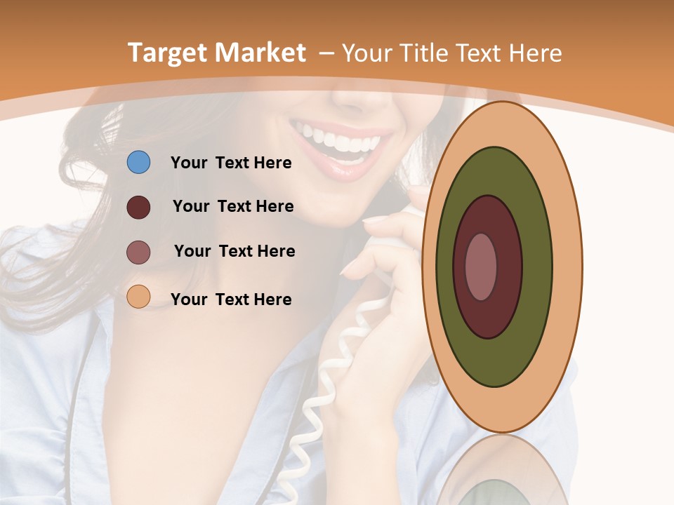 Happy Telecom White PowerPoint Template