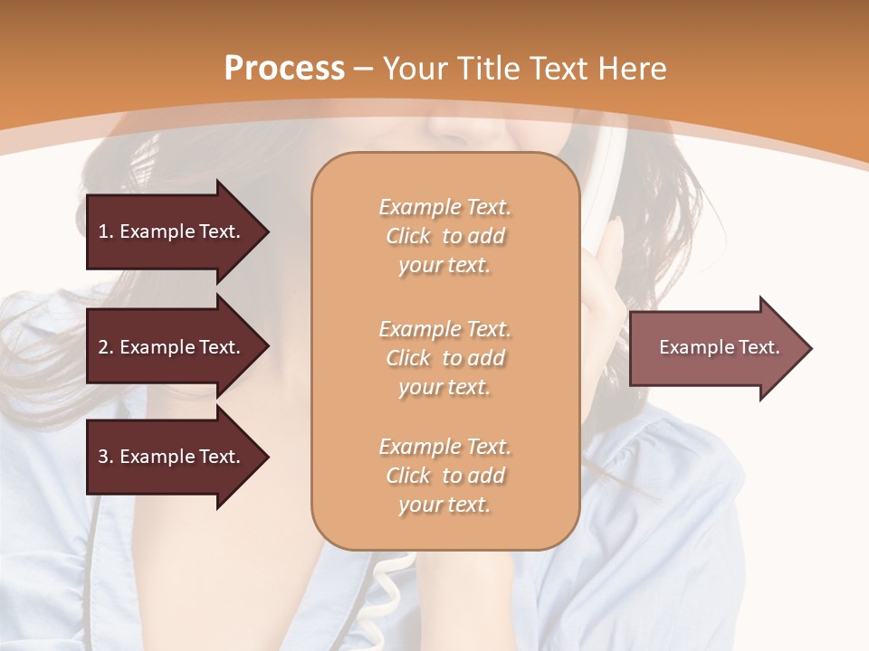 Happy Telecom White PowerPoint Template