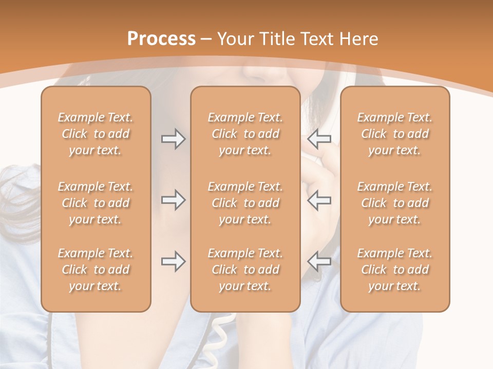 Happy Telecom White PowerPoint Template