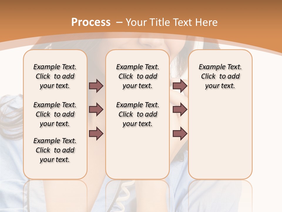 Happy Telecom White PowerPoint Template