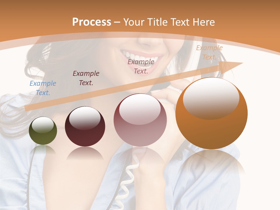 Happy Telecom White PowerPoint Template