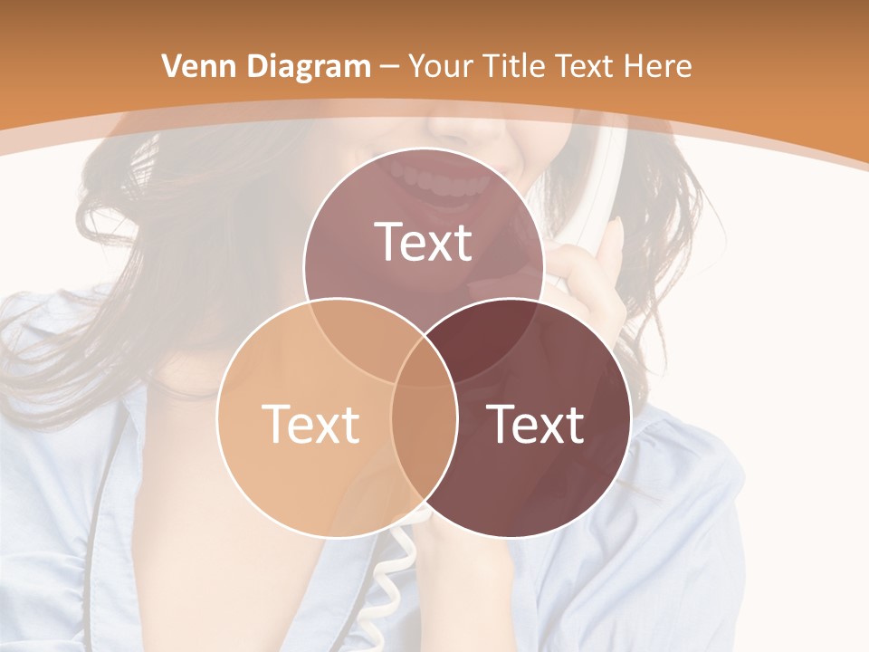 Happy Telecom White PowerPoint Template