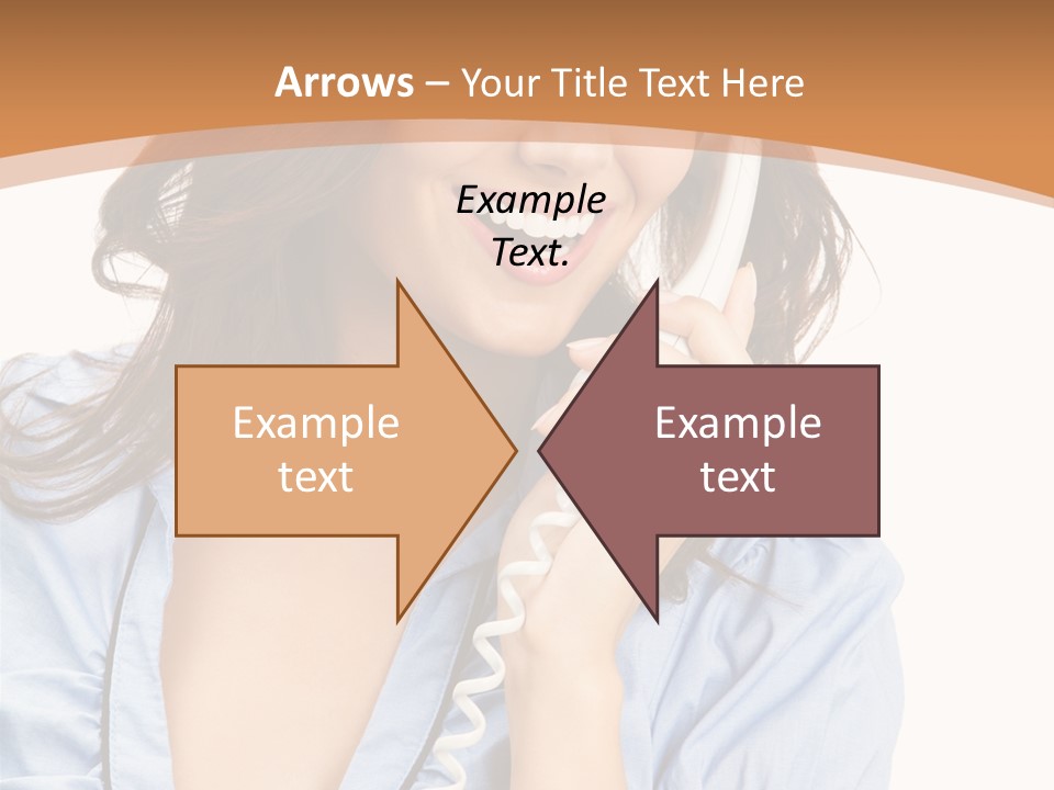 Happy Telecom White PowerPoint Template